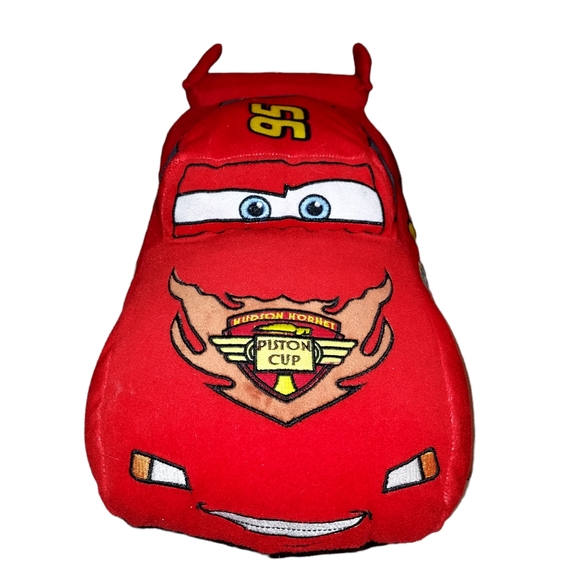 Pixar Cars Lightning McQueen Large Plush - Picture 2 of 4